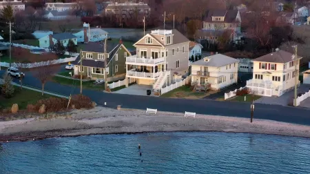 Dog-Friendly Oceanfront Getaway - Walk to Dining - Private Beach Access