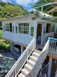 Cosy studio with Jacuzzi in the countryside overlooking La Soufrière Hotels in