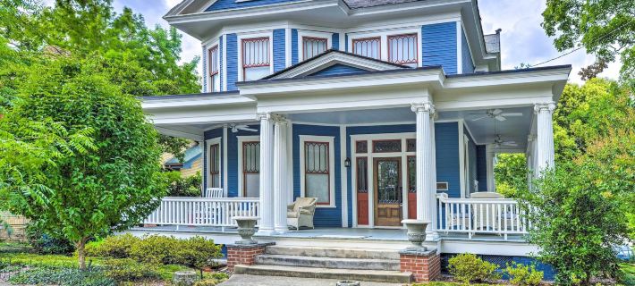 Elegant Raleigh Home w/ Porch, Walk Downtown! Hotels in Wake County