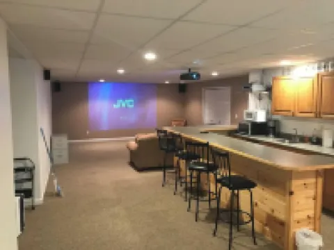 Basement Bedroom Suite in the country with Hot Tub