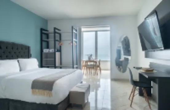 靠近Ciudad Amurallada的海景一卧室公寓 酒店