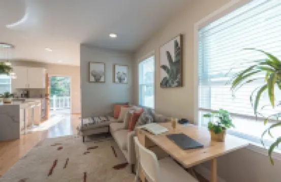 Airy Downtown 1BR w/ Parking