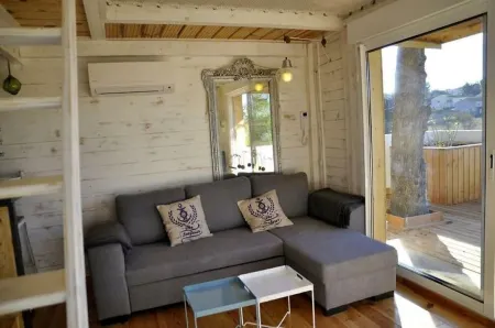 La Bicoque, Cabane Atypique Avec Filet Suspendu Près de Montpellier