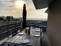 Appartement 3 Chambres vue Phare de Biarritz, Bord de Plage Avec Grande Terrasse