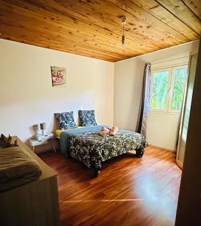 La kaz Bleue de Ginette, Dans les Hauts du sud de la Réunion Отели в г. Сен-Жозеф