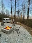 Quaint School Bus with AC near Red River Gorge
