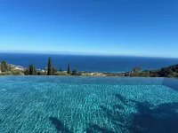 Spectacular Villa Antonio in Old Skala with Panoramic Sea and Mountain Views