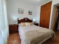 Centrally located first floor apartment. Ideal for families 50 meters from the beach