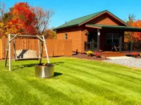 NEW Cozy Couples Log Cabin #7 LURAY Hot Tub Stone Fireplace Mountain Views