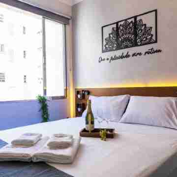 Moderno no Gonzaga a 400m da praia c AC Rooms