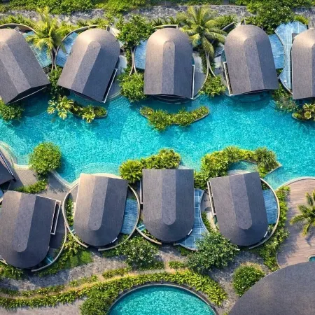 Quenzo Beach Resort Отели рядом с достопримечательностью «Пляж Блю Лагун»