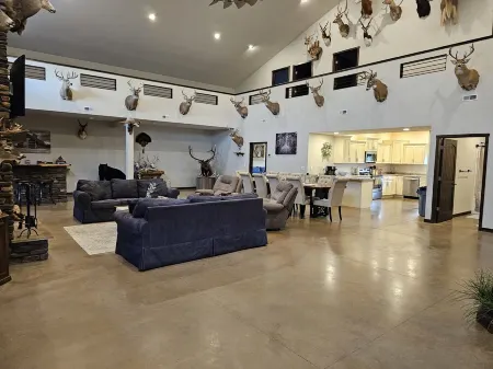 Spacious modern lodge outside of city