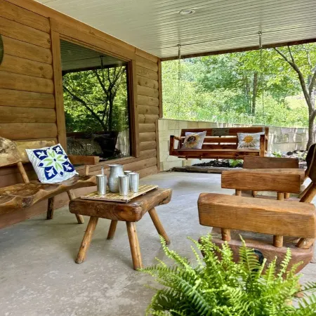 Secluded Hillside Cabin on Historic working Farm