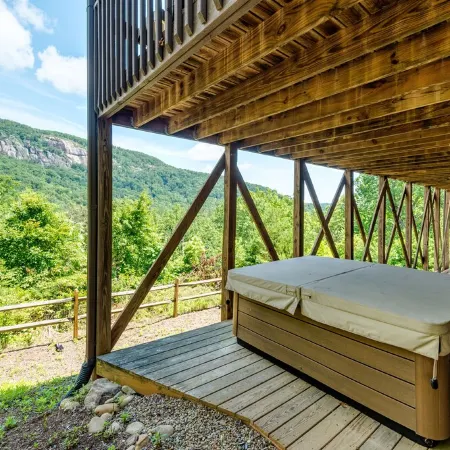 Lake Lure Large Cabin - Sleeps 10 Mountain View’s &  Hot Tub Near Chimney Rock