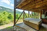 Lake Lure Large Cabin - Sleeps 10 Mountain View’s &  Hot Tub Near Chimney Rock
