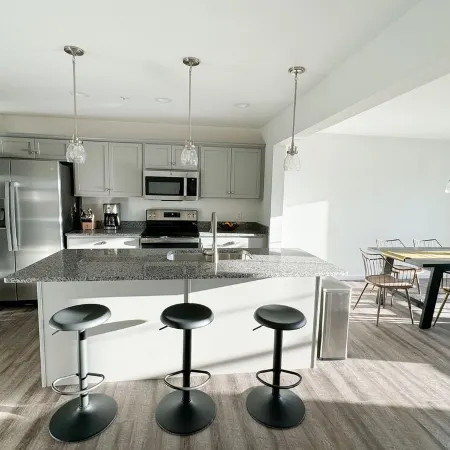 Penn State Townhome in State College. Sleeps 6-8 guests in new construction home