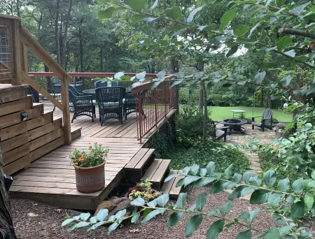 Lakeview @ Firefly Hideaway Lake Texoma Hot Tub King Bed FirePit Boat Parking Отели в г. Грейсон