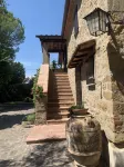 Typical stone cottage with large garden and private parking space