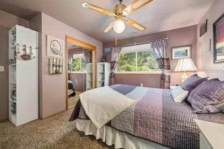 Roomy two-bedroom, family and pet friendly daylight basement apartment.