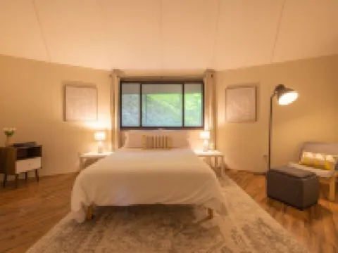 Whimsical Mountain Roundhouse Among the Trees