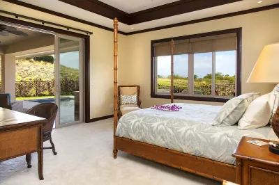 BIG ISLAND PARADISE-private lanai -pool/spa/low golf rates/access to #1 beaches 哈普納高爾夫球場附近的飯店