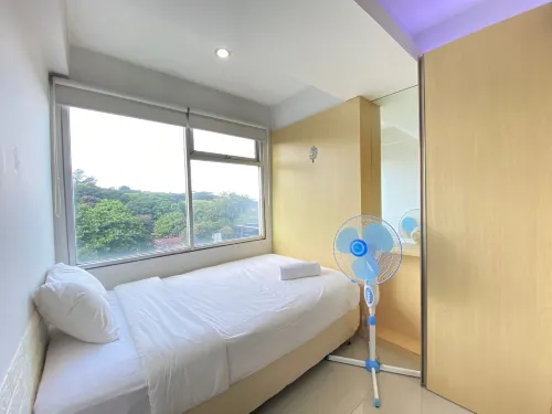 Comfortable 2Br Apartment AC in Living Room at the Jarrdin Cihampelas Hotels in Coblong