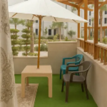 Charming Chalet in Port Said with Garden View
