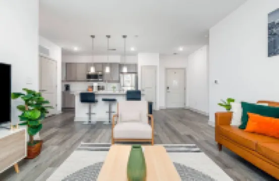 Stylish Living Space and Private Patio - Chic Sanctuary Hotels in Perry Township