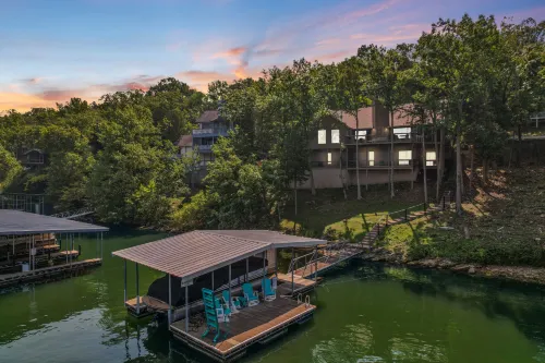 Private Dock and Scenic Balconies - Stunning Waterfront Retreat