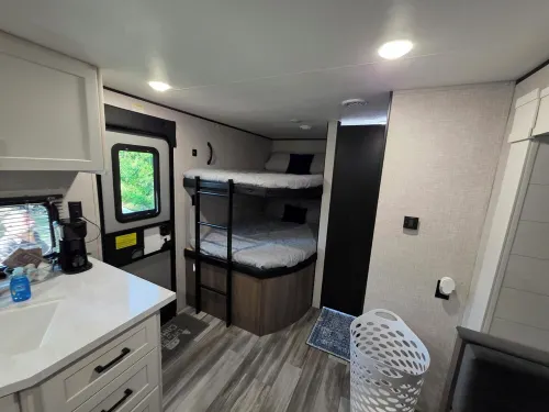 Stay at The Rusty Hooker a Cozy Camper in Perry Fl