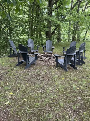 gaze at Seneca Rocks from living room sofa