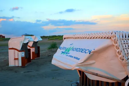 North Sea coast on a natural beach!