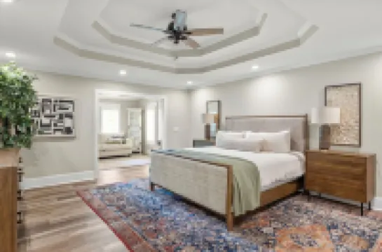 Lake Allatoona house with private dock, hot tub & fire pit. Family and groups!