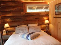 Authentic log in the heart of the pine forest for 10 people Hotels in Carcans