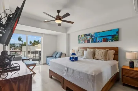 Life Bucerias 227 Elegant Studio Just One Block on the Beach in Golden Zone