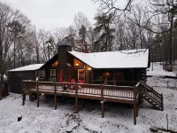 Charming Cabin with Game Room & Firepit