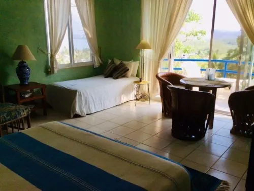 Orange Apartment con vista al mar y a las montañas en casa elegante