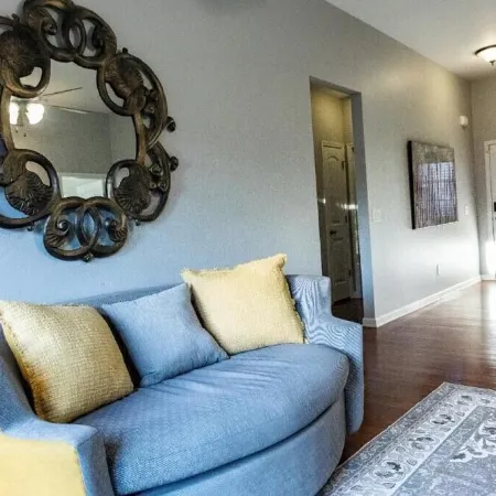 Charming 3-bedroom house in small-town Byron with WiFi, AC, and patio seating.