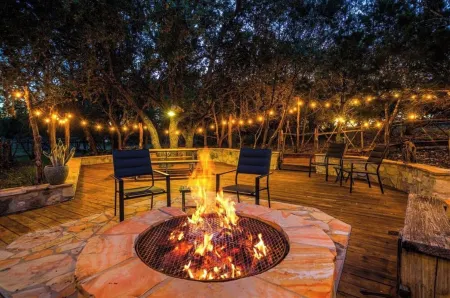 Modern Cabin with Hill Country Views