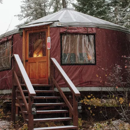 Brand New Yurts in the wilds of MT-Stay @ GNP like no other! 7mi. from W Glacier