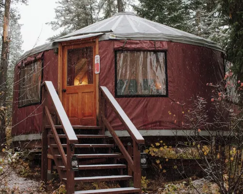 Brand New Yurts in the wilds of MT-Stay @ GNP like no other! 7mi. from W Glacier Hotels in Coram