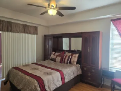 Spacious pet friendly home offers everything you need for a relaxing stay.