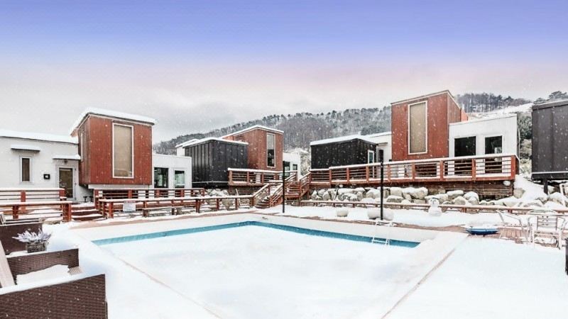 평창 선영아사랑해펜션 외부 전경