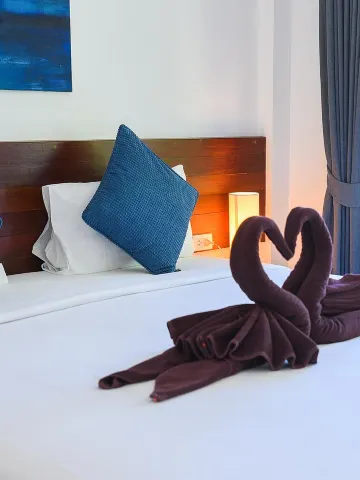 ห้องคิงพร้อมวิวสระว่ายน้ำ