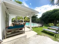 Villa (Low) Air-Conditioned Private Lagoon Pool and Garden Beach 15 Minutes Walk