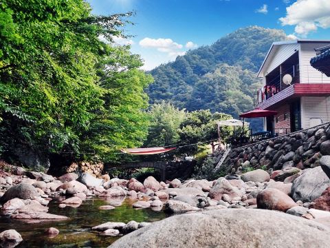 하동 계곡 풍경