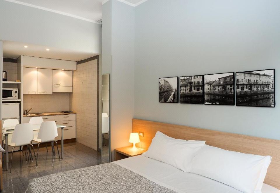 Navigli Suites의 프런트 데스크 또는 라운지 공간