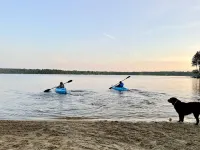 Lakeside Log Cabin - Enjoy a beautiful sugar sand beach, Eau Claire Area