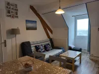 One foot in the water" apartment in the "Le Grand Hôtel" residence in Wimereux