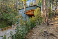 Cozy Mountain Retreat with 3 decks, huge living room, walking distance of shops